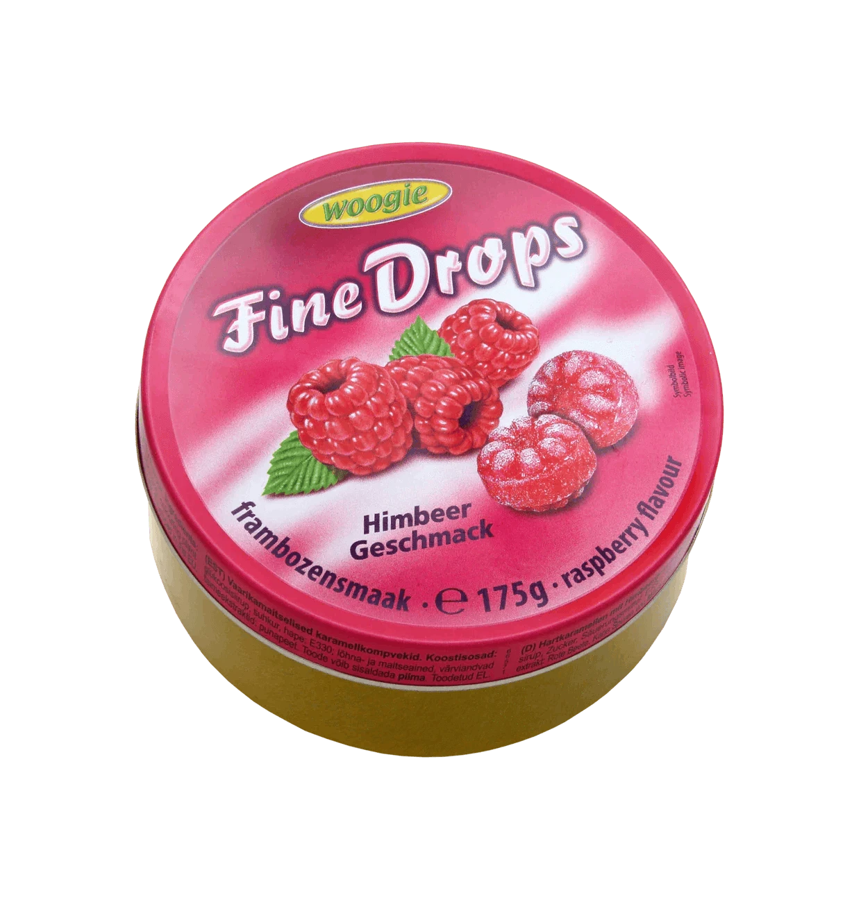 Woogie Woogie Fine Drops mit Himbeergeschmack 175g