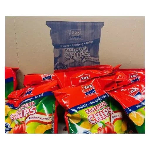 XOX XOX Karnevalschips Paprika 56x25g im Karton