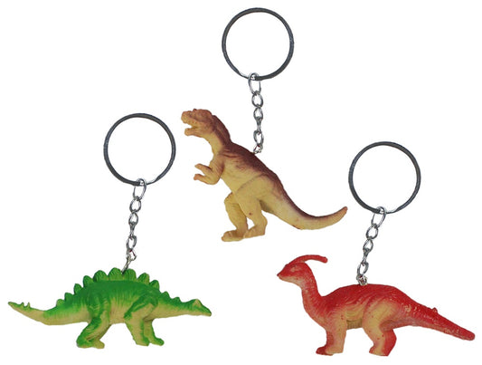 Dinosaurier mehrfach sortiert an Schlüsselanhänger