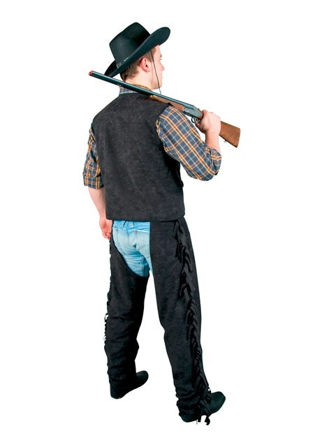 Cowboy-Weste, schwarz, Herrengröße Größe: 52/54