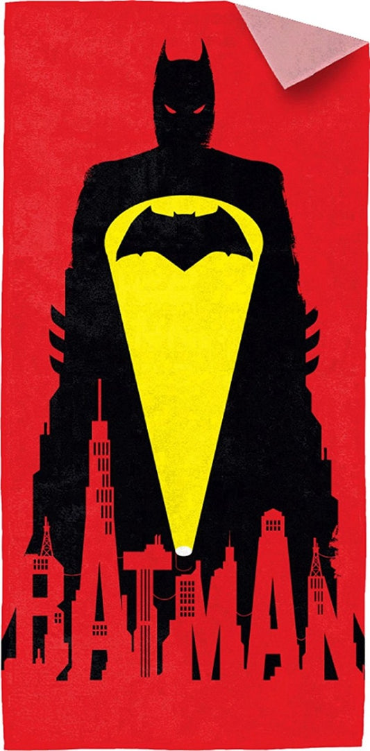 Badehandtuch Strandtuch 150x75cm 'Batman - Bat Signal
