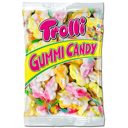 Trolli Playmouse, Schaumzucker Mäuse, Fruchtgummi, 1 kg Beutel