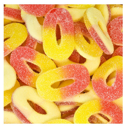 Trolli Pfirsichringe, Fruchtgummi, 1 kg Beutel