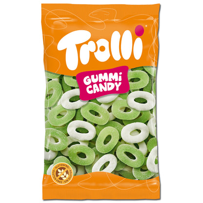 Trolli Apfelringe, Fruchtgummi, 1 kg Beutel