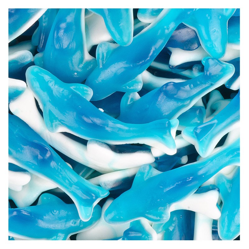 Trolli Haifisch, Fruchtgummi, Schaumzucker, 1 kg Beutel