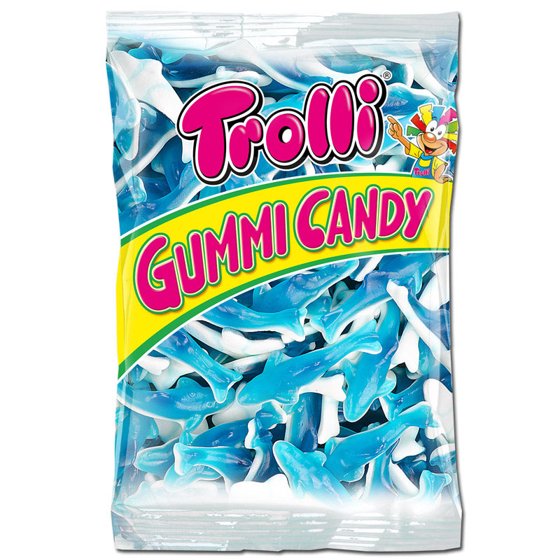Trolli Haifisch, Fruchtgummi, Schaumzucker, 1 kg Beutel
