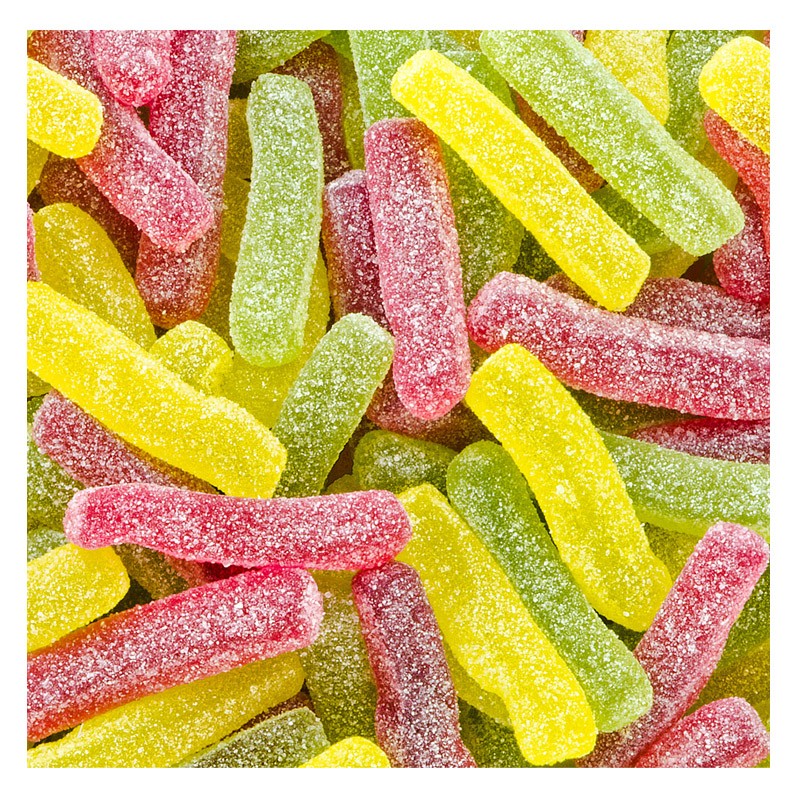 Trolli Saure Stäbchen, Fruchtgummi, 1 kg Beutel