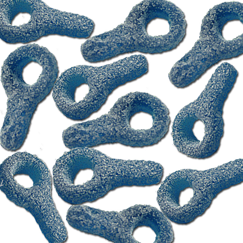 Saure Blaue Schnuckies, Fruchtgummi, 2 kg