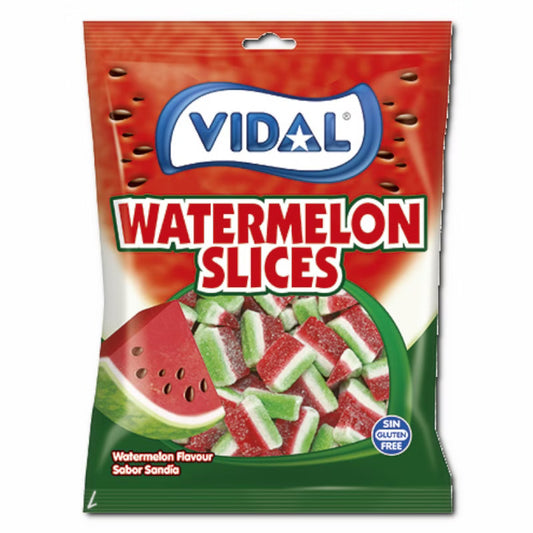 Vidal Watermelon Slices, Fruchtgummi, 1 Beutel je 90g