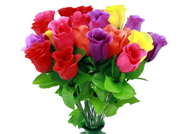 Rosenknospe mehrfarbig sortiert ca 46 cm
