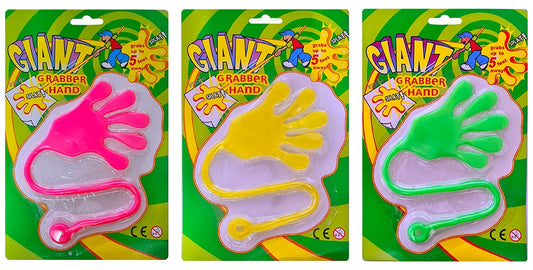 Klatschhand XL 3-farbig sortiert, 22,5x15cm, Handfläche ca 10cm