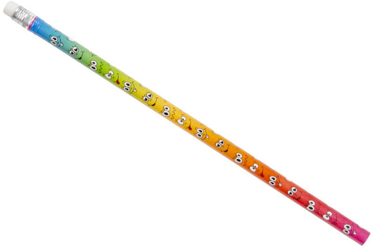 Bleistift lachendes Gesicht mit Radiergummi- ca 19cm