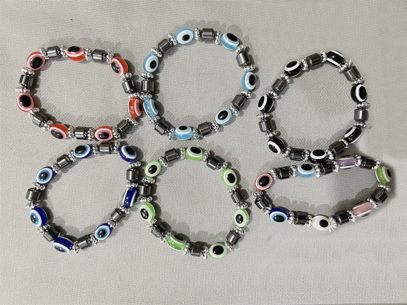 Armband elastisch Augendesign mehrfach sortiert