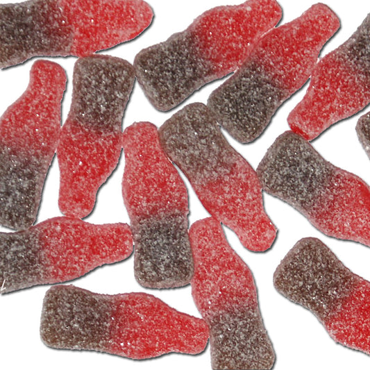 Saure Kirsch-Cola-Flaschen, Fruchtgummi sauer, 2 kg Beutel
