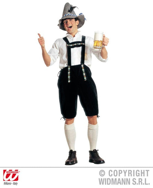 Kostüm Lederhose Bayern Oktoberfest Größe M besteht aus Hose