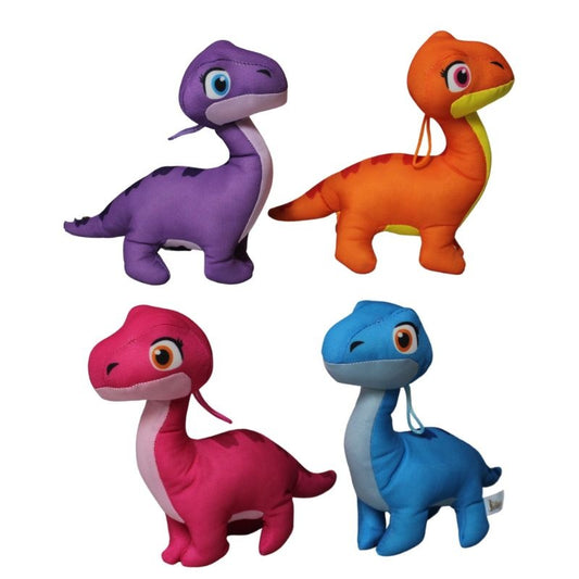 Dino 4-fach sortiert, ca. 20 cm, farbenfrohes Design, robustes Materia