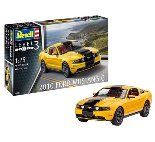 Modellbausatz 1:25 2010 Ford Mustang GT, gelb