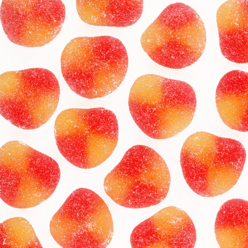 Haribo Pfirsiche Kilo-Ware 3kg, Fruchtgummi sauer