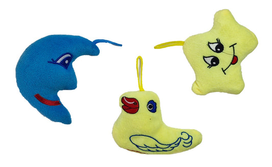 Sonne, Mond, Ente sortiert - ca 12-13cm
