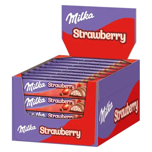 Milka Erdbeer Riegel 36x36,5g im Karton