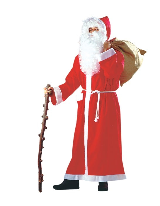 Nikolaus-Stoffmantel, bodenlang Größe: Univ.
