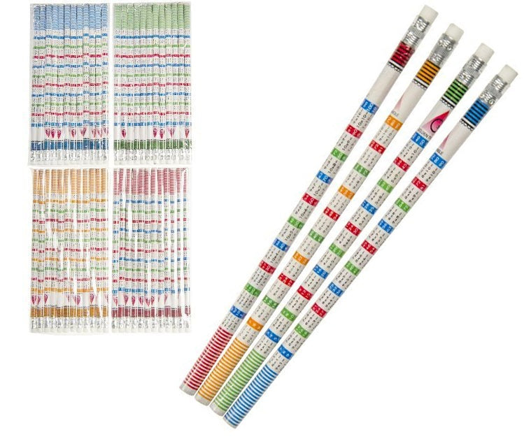 Bleistift Rechenbleistift - 4fach sortiert ca 19cm