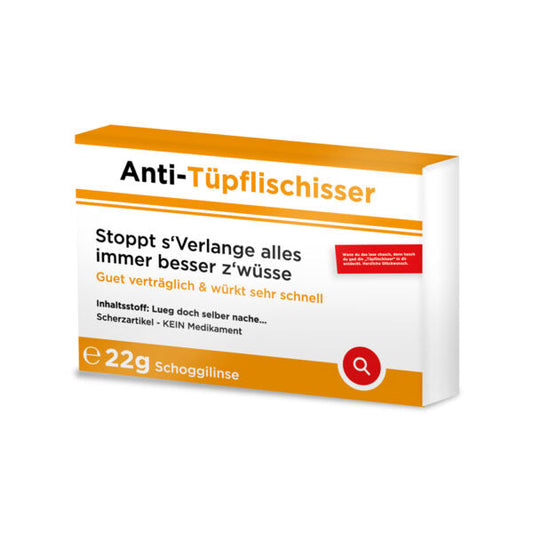 Scherztabletten Anti Tüpflischisser-Pille