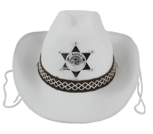Cowboyhut für Kinder weiß