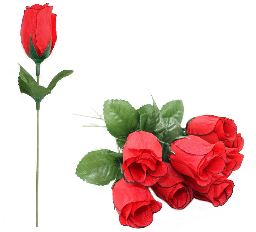 Rosenknospe nur rot ca 19 cm