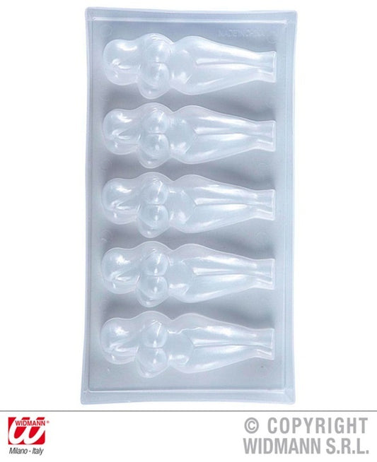 Eiswürfelform , Sexy Frau, 5er Packung - ca 19x10cm