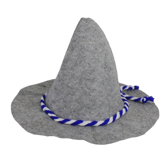 Seppelhut m blau-weißer Kordel Bayernhut