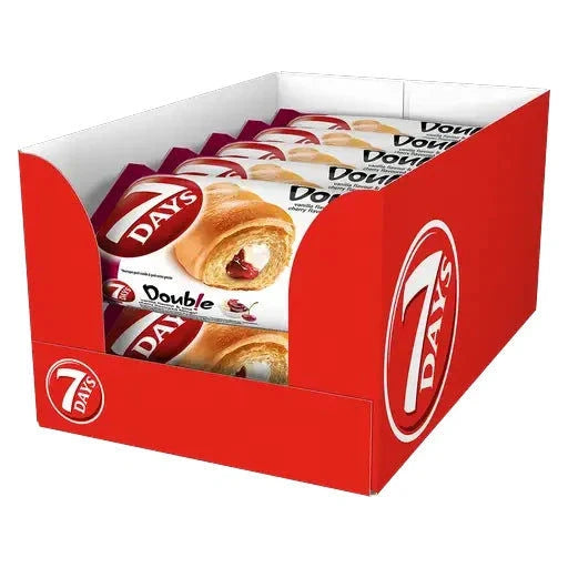 7 Days 7 Days Croissant Double Vanille Kirsch 10 Stück im Karton candytoys.ch Switzerland