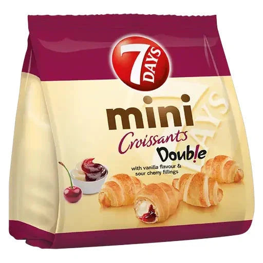7 Days 7 Days Mini Double Croissants Vanille Kirsche 185g im Beutel candytoys.ch Switzerland