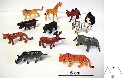 Zootiere 10 fach sortiert ca 3-5,5cm