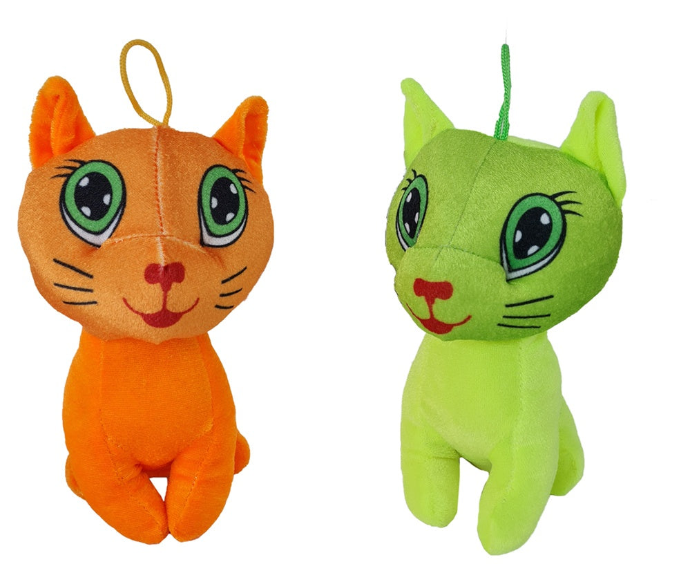 Katze 2 Farben sortiert ca 18cm