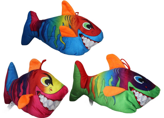 Hai in 3 Farben, ca. 24 cm, sortiert, ideal für Deko und Geschenke