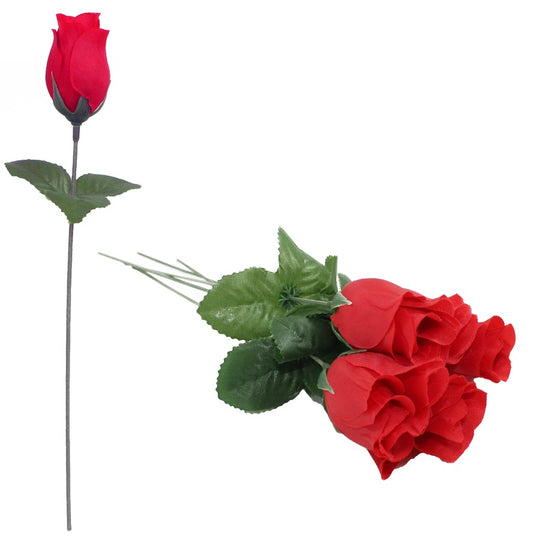 Rosenknospe nur ROT ca 26 cm