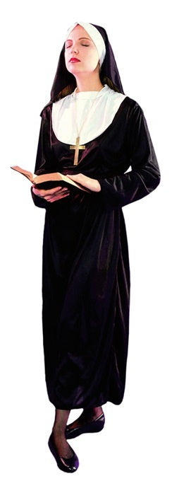 Kostüm - Nonne für Erwachsene Größe M