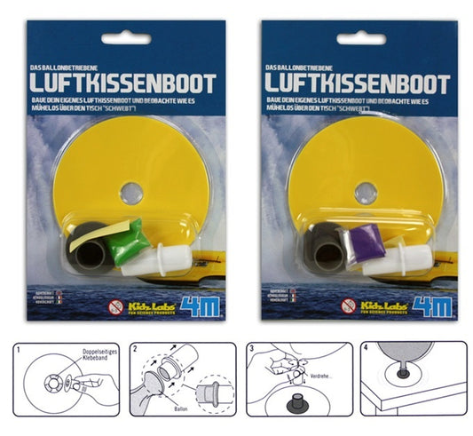 HCM Luftkissenboot mehrfach sortiert auf Karte ca 19,5x13cm mit Luftan