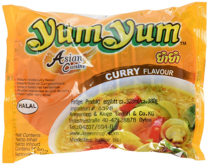 Instantnudeln mit Curry-Geschmack - 1 x 60 g