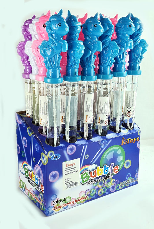 Einhorn Seifenblasenstab 36 cm - Bunter Spaß für Kinder