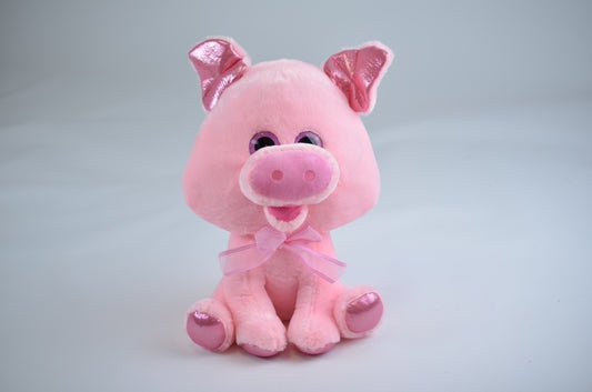Schwein sitzend ca 42 cm