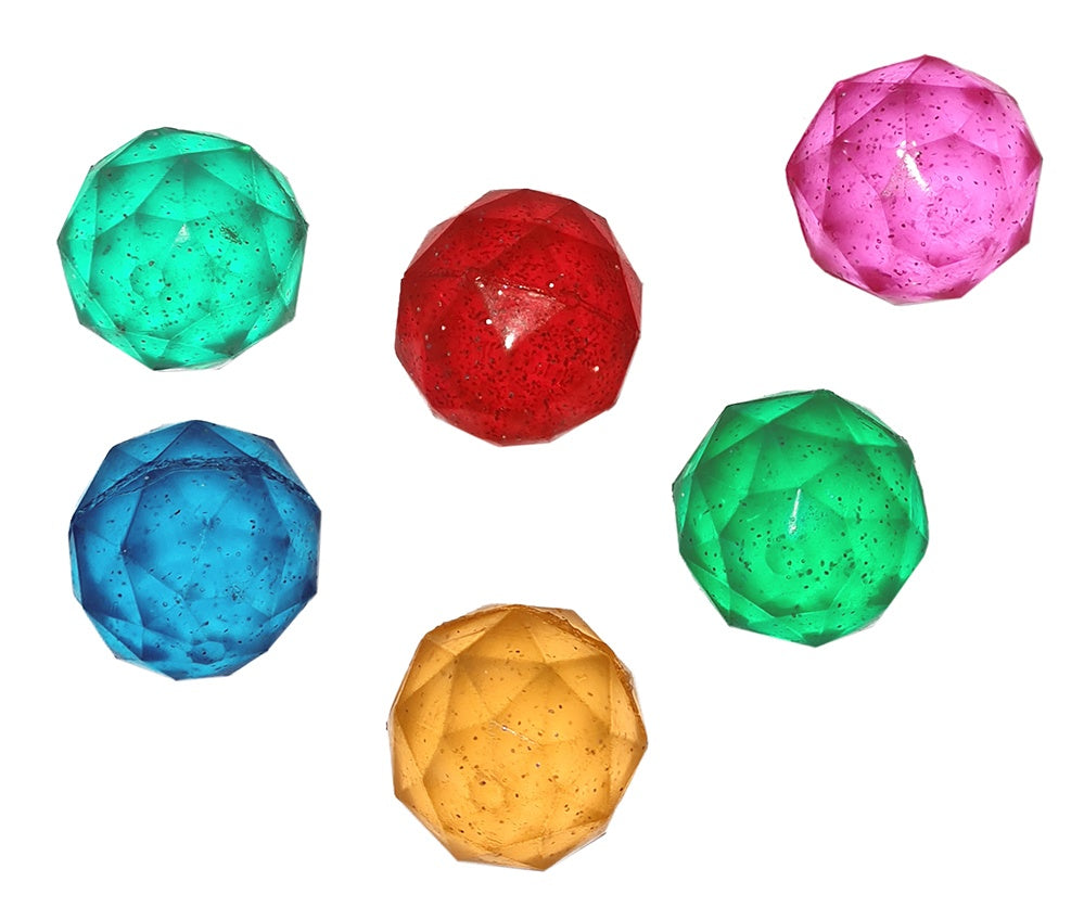 Flummi Dopsball 'Diamant' -einzeln verpackt- ca 29 mm