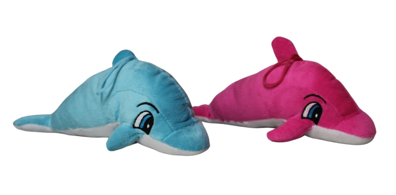 Delfin Plüschspielzeug, 2 Farben, ca. 25 cm, sortiert