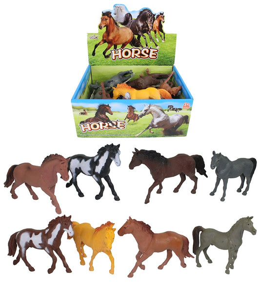 Pferd sortiert, ca. 13 cm, verschiedene Farben und Designs