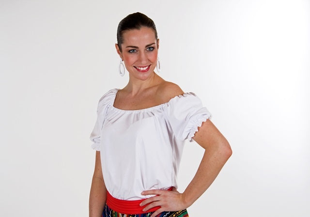 weiße Allzweckbluse Größe: 44/46