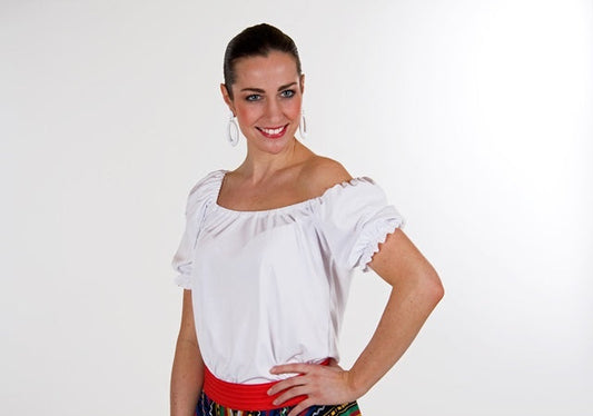 weiße Allzweckbluse Größe: 44/46