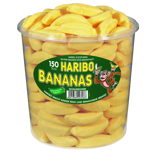 Haribo  Bananas  150 Stück in der Dose