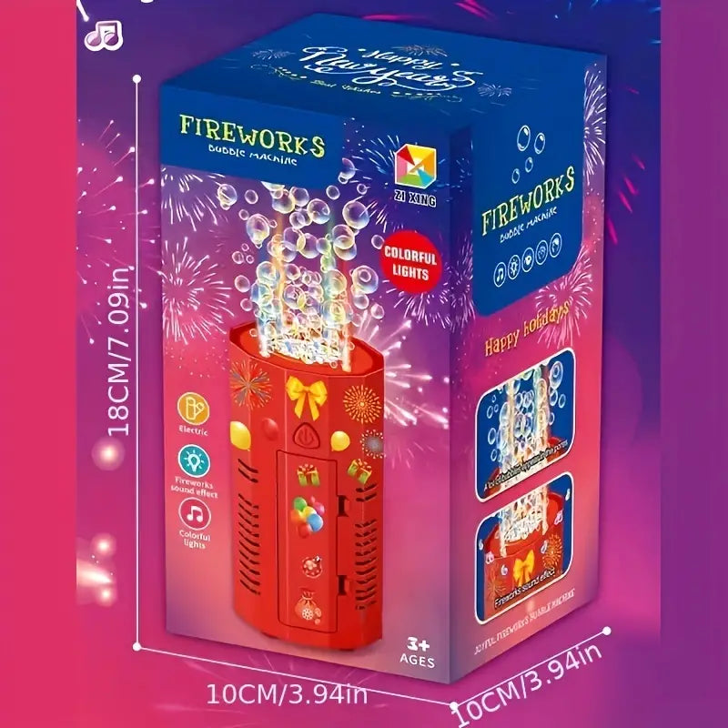Happy Seifenblasenmaschine Feuerwerk