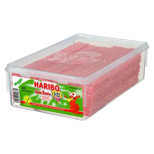 Haribo Pasta Basta Erdbeere 150 Stück in der Dose